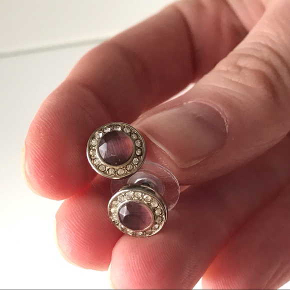 DONATING 8/1! | LOFT | stud earrings 💜 - Picture 3 of 3